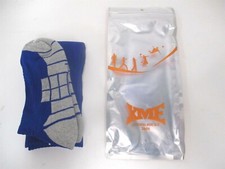 6Y Bright Blue Breathable Mesh Soccer Youth Men Knee High Tube Socks