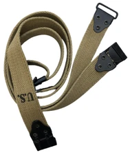 Long WWI Kerr N0-Buckl Sling for M1917 Enfield U.S Marked Thompson Extension