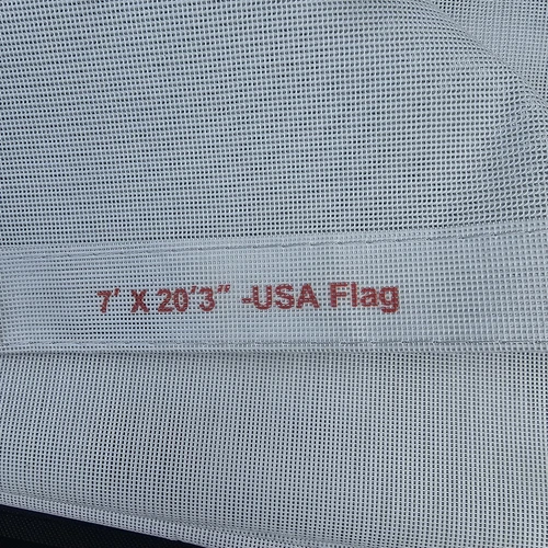 Tentproinc Rv Awning Shade7'×20'3" GYAG GRAY AMERICAN FLAG