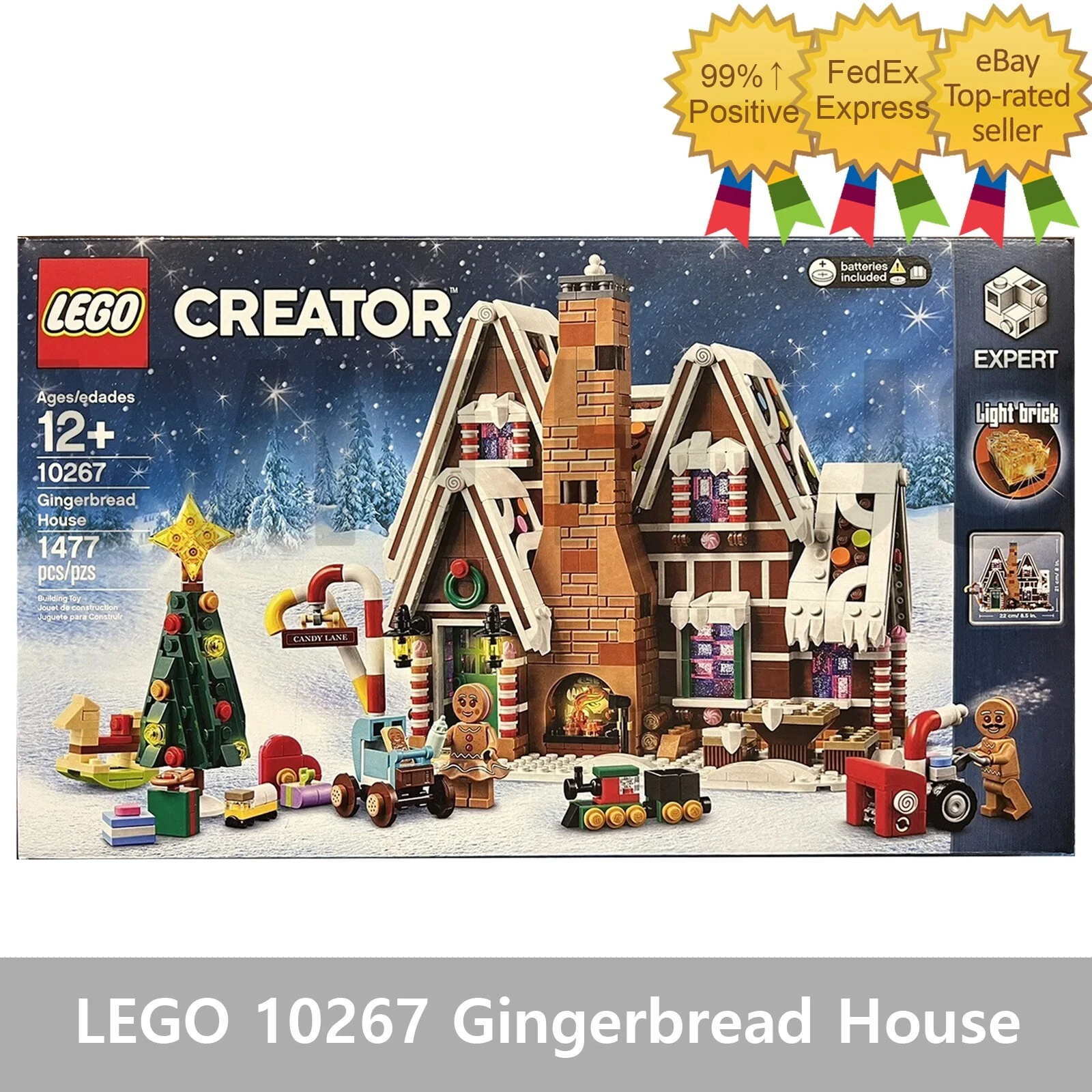 LEGO 10267 Creator Gingerbread House set 1477 Pieces / Brand New