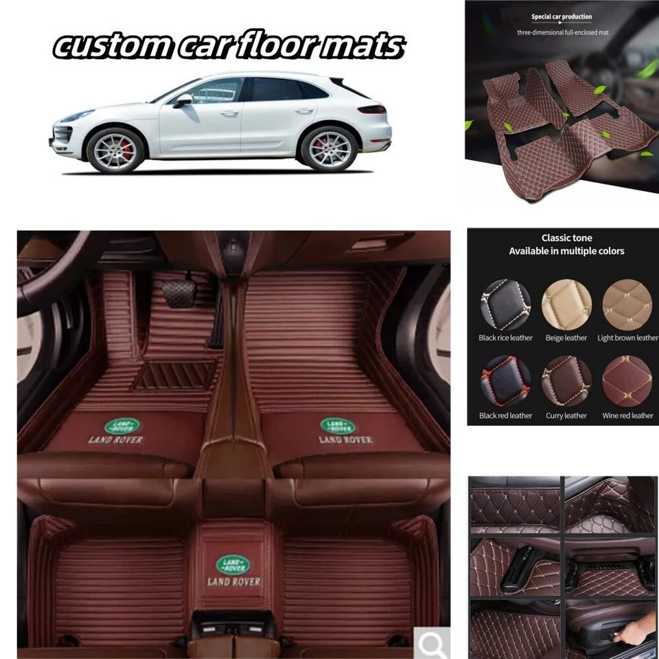 For Land Rover All Models Car Floor Mats Luxury Custom Carpets Waterproof Mats Foto 4 de 4