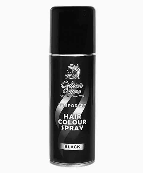 Colour Culture Temporary Black Colour Hair And Body Spray 125ml