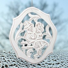 Fensterschmuck, Klein, Kinder, Holz, Wei&szlig;, Dekoration, Deko, Chabby Chic