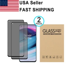 2PCS Privacy Tempered Glass Screen Protector For OnePlus Nord N300 N30 CE 5G