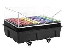 Clone Machine 96 Site, Aeroponic Cloning System Using 2 in Neoprene Insert 