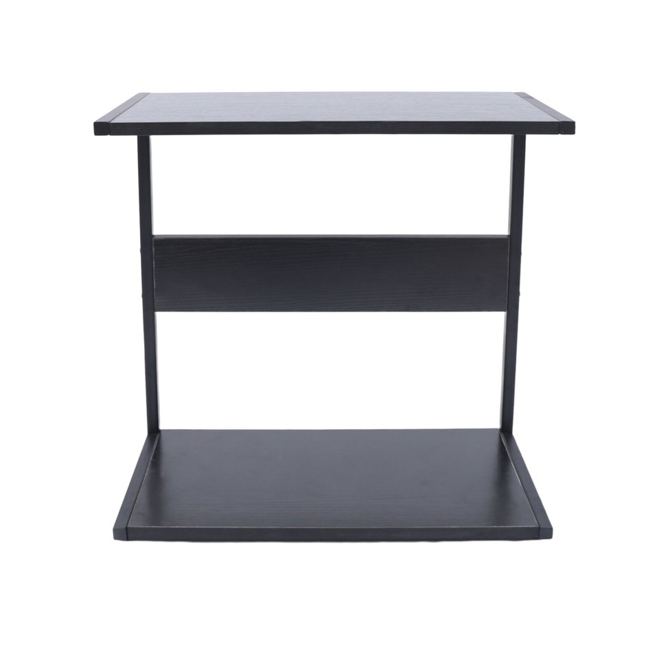 2-Tier Computer Tower Stand C-Shaped Mobile PC Tower Stand Desktop ...
