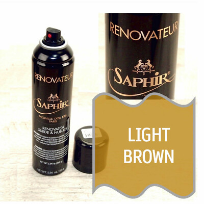 RENOVATEUR (Light Brown) * Saphir MDO * Renovating Spray for SUEDE * $10 credit