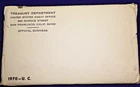 1970 Mint Set. Original Envelope OPENED. Coins are mint sealed.