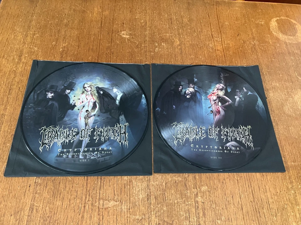 CRADLE OF FILTH Cryptoriana 2-LP PICTURE DISC Vinyl Gatefold 2018 Shrink Wrap - Image 2 of 4