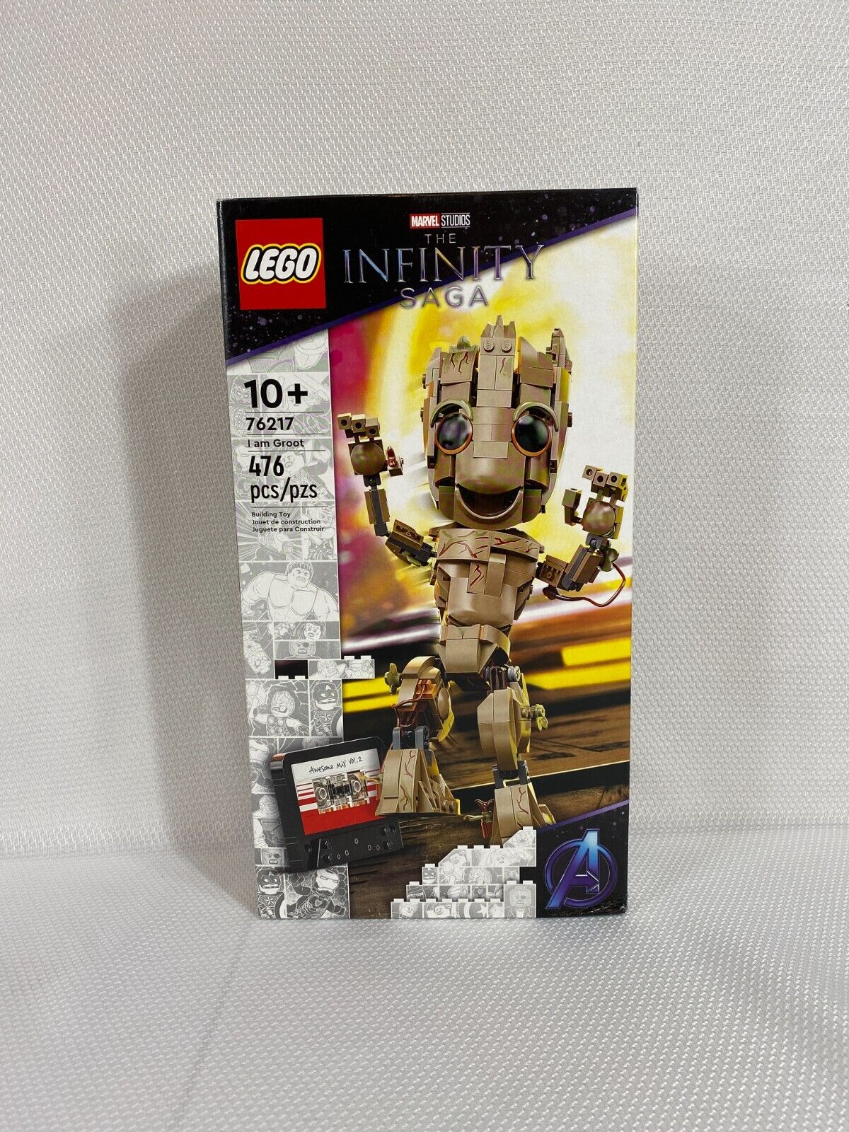 LEGO Marvel Studios The Infinity Saga I Am Groot Set 76217 New Factory Sealed