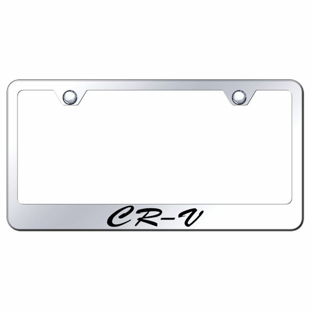 Honda Crv Mirroed Chrome Stainless Steel License Plate Frame eBay