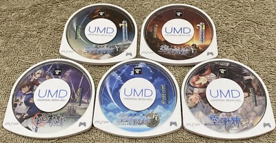 Sora no Kiseki Trails in the Sky Trilogy Set & Zero PSP Nihon Falcom Game Lot