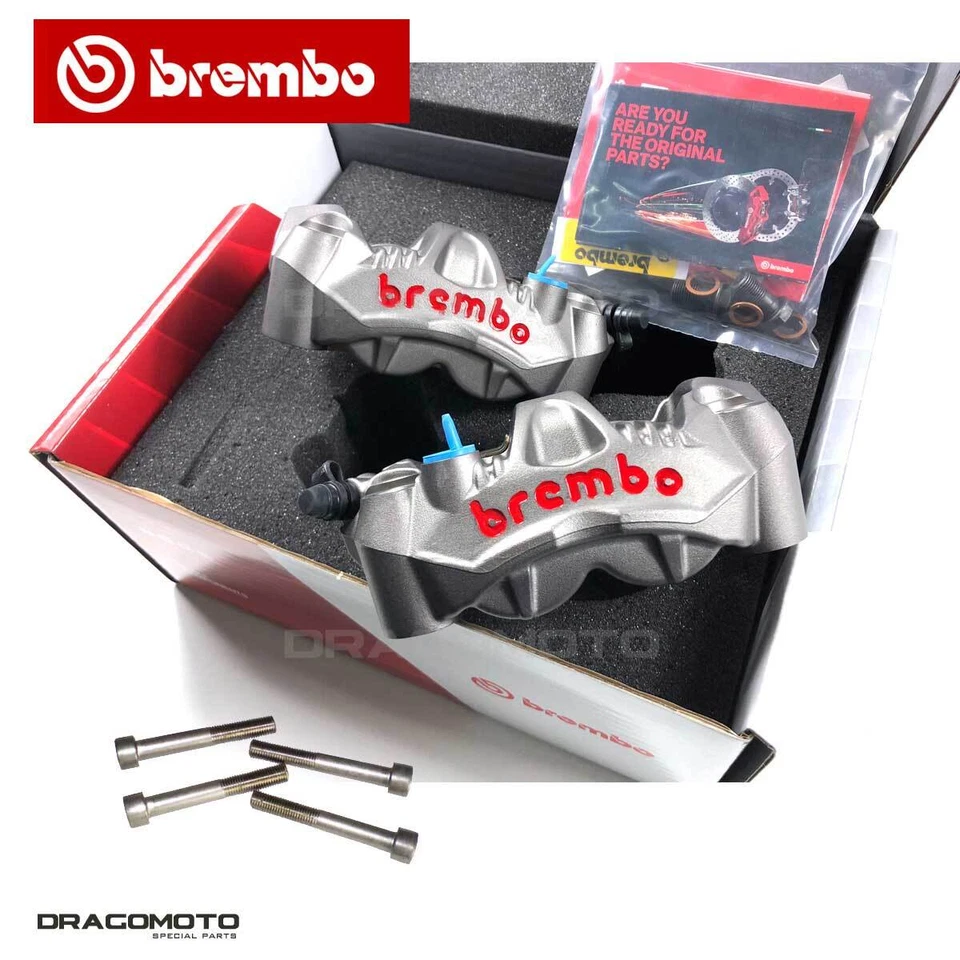 Pinzas Brembo Kawasaki ZX 10 R 2006 2007 GP4-RS 108 discos 300 mm Foto 2 de 4