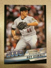 2020 TOPPS SERIES 1 #DB-80 2000'S DECADES' BEST ROY OSWALT BLACK 116/299 ASTROS