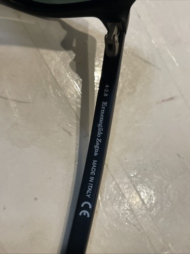 NEU Ermenegildo Zegna EZ 0115 01AR 55-17-145 SCHWARZ POLARISIERTE SONNENBRILLE - Bild 7 von 24