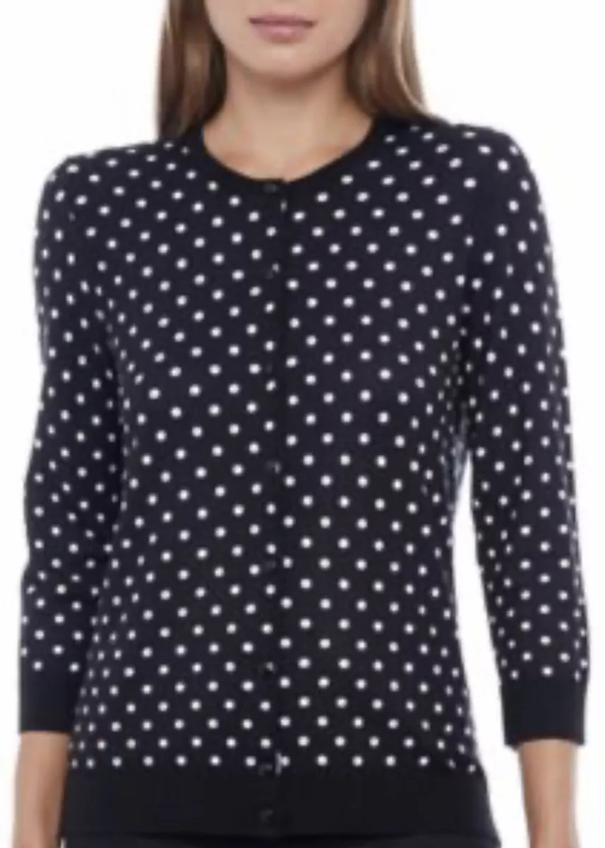 White polka dot best sale cardigan