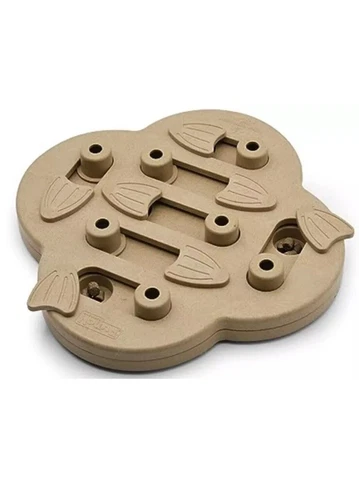 Nina Ottosson Hide N Slide Dog Worker Treat Puzzle Dog Toy Interactive Tan New