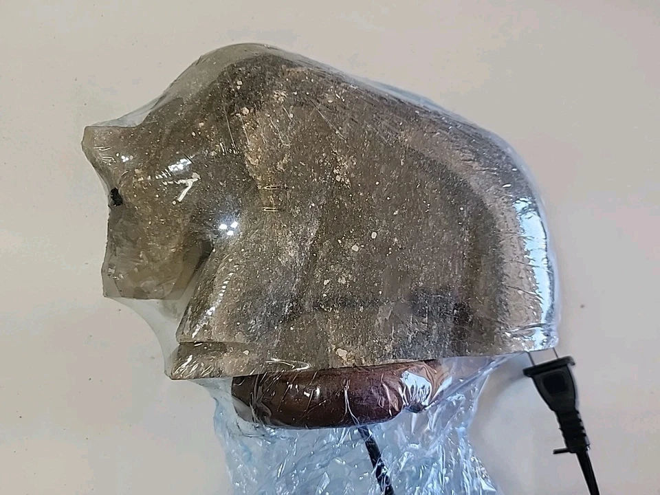 Bull Himalayan Salt Lamp New With Dimmer Switch And Bulb Grey - Image 2 of 4