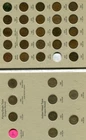 1857 - 1909 INDIAN HEAD PENNY PARTIAL SET 57 COINS AG GOOD VG MISSING 2
