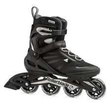 ROLLERBLADE Men's Zetrablade Black/Silver Fitness Inline Skate 07958600816 
