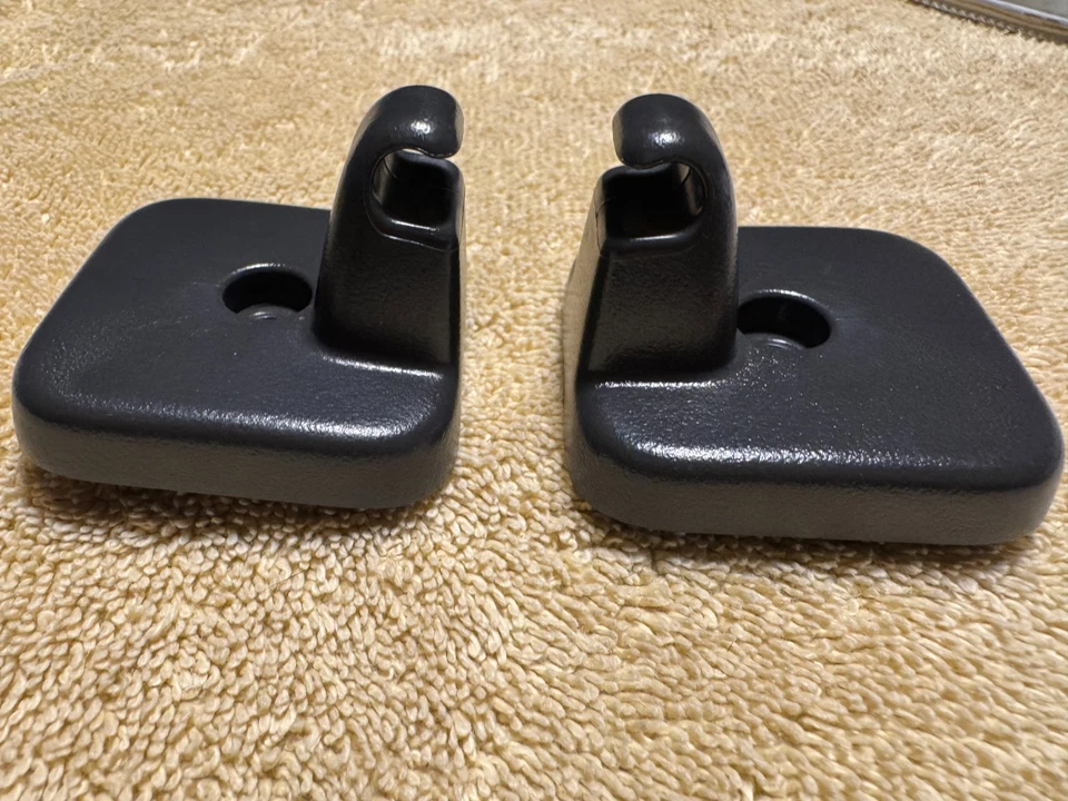Ford Taurus 2015 OEM clips de visera derecha e izquierda negro Foto 4 de 4