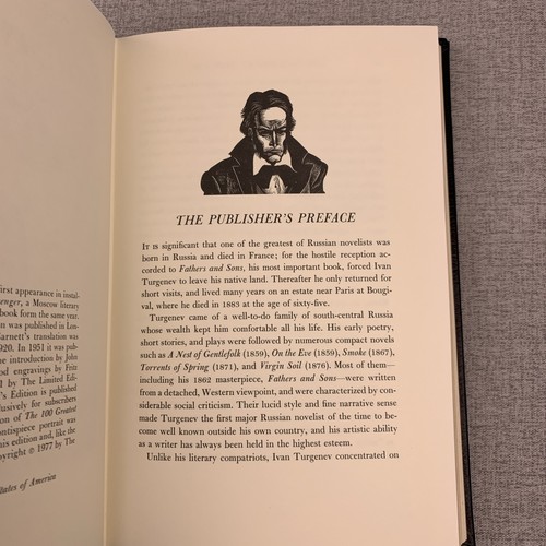 Easton Press - Väter & Söhne von Ivan Turgenev - 100 größte Bücher - Leder - Bild 7 von 11
