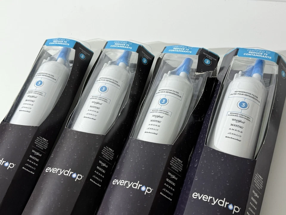 4 LOT EveryDrop Pur Ice And Water Refrigerator Filter #3 ΕDR3RXD1 FACTORY SEALED - Image 2 of 4