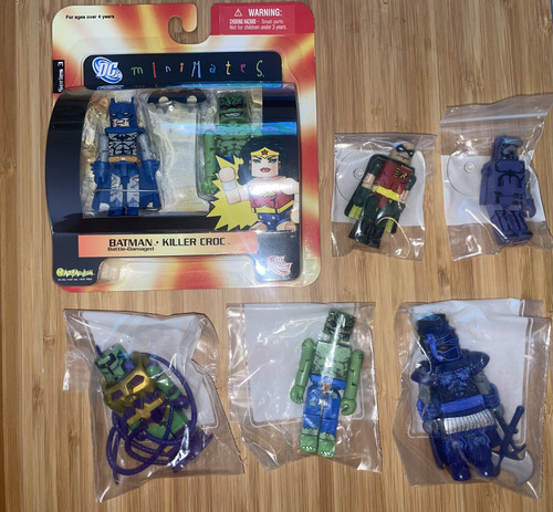 DC Minimates Robin Batman Killer Croc Ares Brainiac 13 | eBay