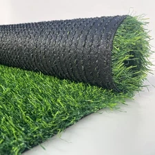 Artificial Grass Rug 4 ft x 10 ft, Synthetic Fake Grass Turf Mat for Indoor O...