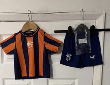 Image of Rangers FC Kids Football Kit by Castore – Shirt Shorts & Socks – Official