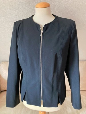 ALBA MODA Tolle DAMEN Jacke Gr 40 Schwarz Reißverschluß - Hingucker Top Tipp - Bild 1 von 4