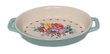 Pioneer Woman ~ SWEET ROMANCE ~ 6.75 x 10.5 ~ Oval ~ .9 Quart ~ Stoneware Baker
