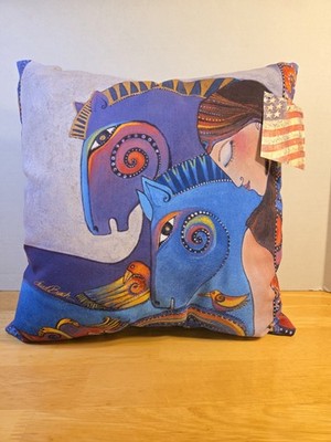 Laurel Burch Aquatic Mares & Friends Pillow Manual Woodworkers & Weavers New