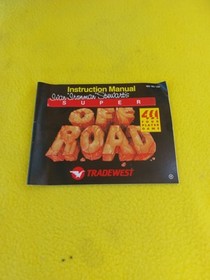 Manuales y p&oacute;ster aut&eacute;nticos completos Super Off Road Ivan Stewart Nintendo NES CIB