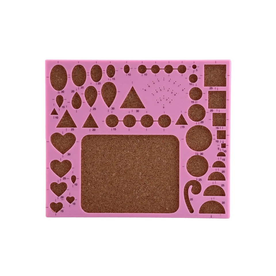 4pcs Paper DIY Set Quilling Tools Template Mould Board Tweezer Pins Slotted Tool - Image 2 of 3