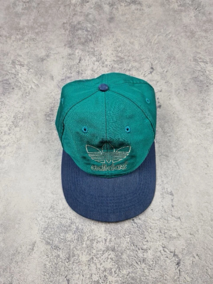 Gorra Adidas de colección logotipo grande rara años 90 Y2K ropa de calle para hombre gorra clásica Foto 2 de 4