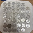 Lot of 40 Kennedy Silver Half Dollars 90% Dated 1964