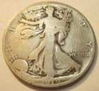 1919 D * SILVER WALKING LIBERTY HALF DOLLAR * As Seen * FREE SHIP