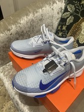 Nike Air Zoom Infinity Tour Next % 2 UK 8 EU 42.5 White Blue Golf shoes 