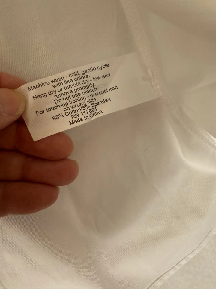 Women Clergy Shirt Pastor Priest Lady Tops Clerical Tab Collar 12 NEW - Image 4 of 4