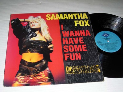 12'' SINGLE Samantha Fox I WANNA HAVE SOME FUN Jive VG++/NM-