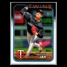 2024 Topps Update Series - #US43 Griffin Jax - Minnesota Twins