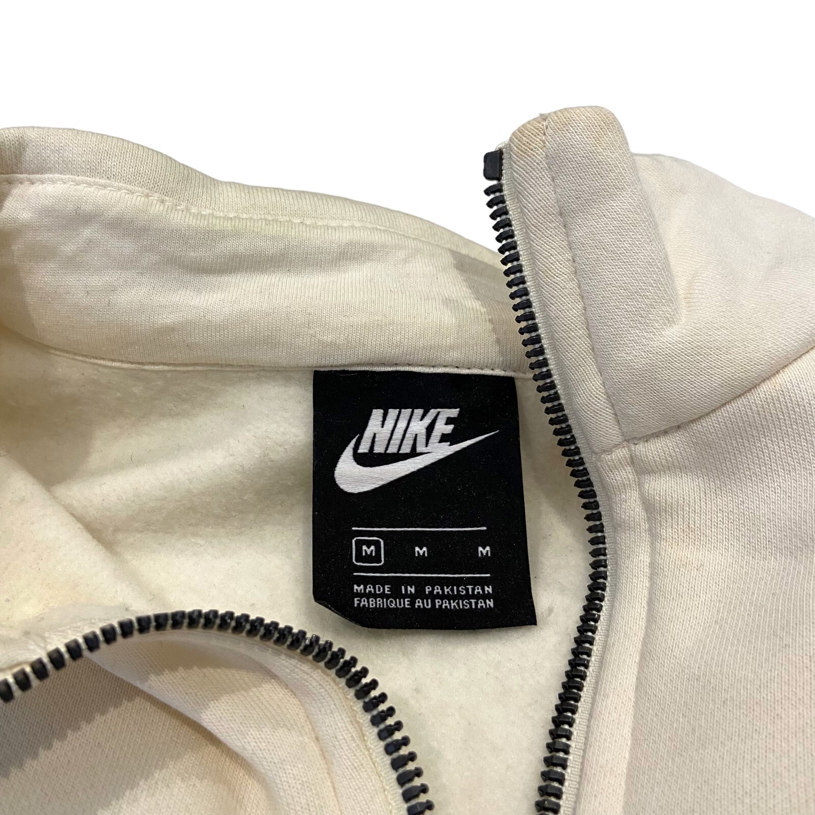 OFF WHITE X NIKE Felpa Nike Off White Abbigliamento Sportivo Casual Vintage Uomo Logo 1 4 Zip