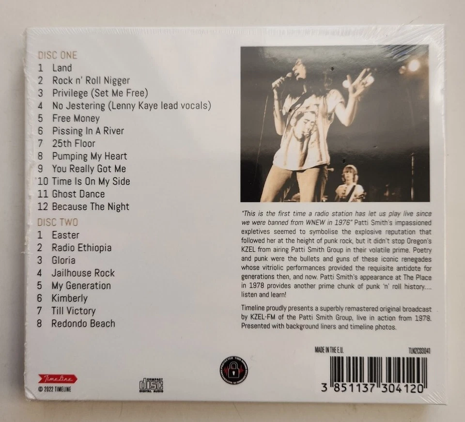 Lot Of 3 x Patti Smith - Live - 3 x Double CD Set NEW & SEALED - 6 Discs Foto 3 de 4