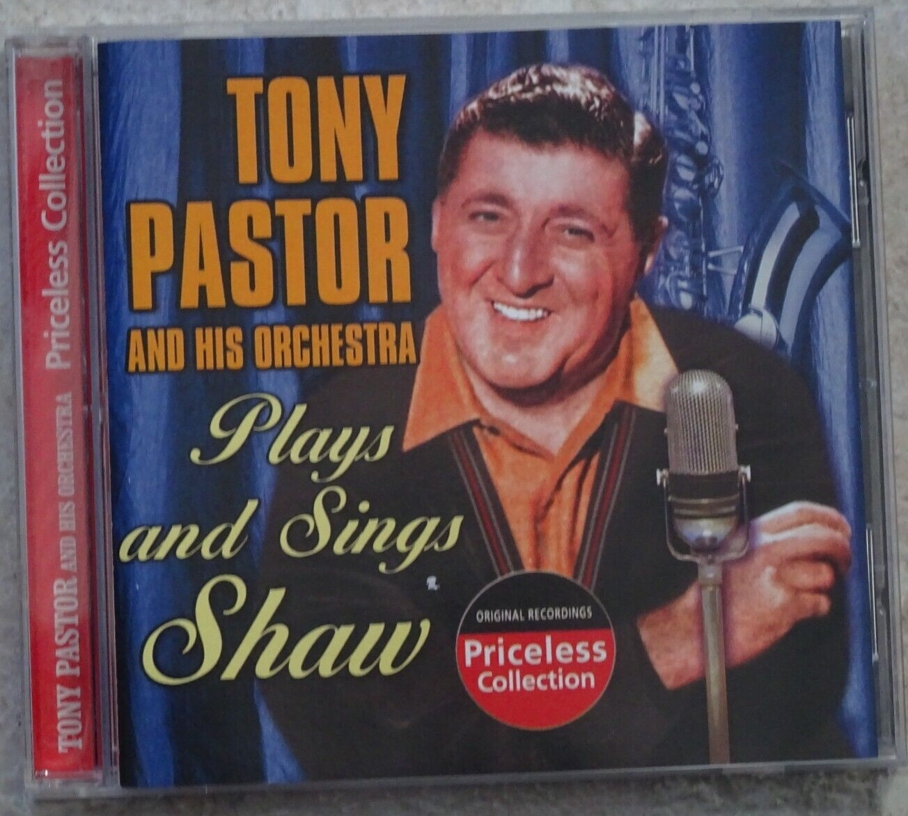 Tony Pastor and his Orchestra 'Plays and Sings Shaw' CD 12 Tracks