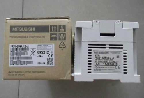1PC Mitsubishi FX3U-80MR/ES-A FX3U80MRESA PLC Programmabl Controller New In Box - Picture 2 of 5