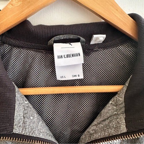 Puma x Han Kjøbenhavn Track Jacket grigio stampa astratta grande - Foto 7 di 10