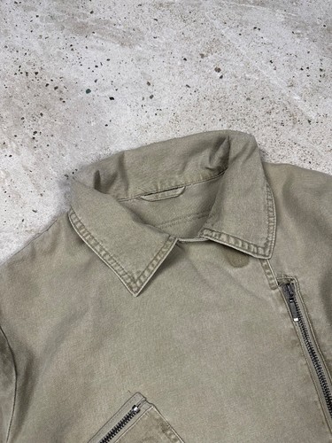 Vintage Y2K Asymmetrical Utility Light Jacket Army Style Japanese rare - Picture 7 of 12