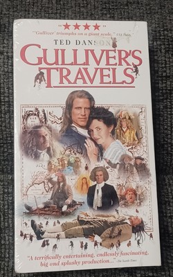 Gulliver's Travels VHS 1996 Box 2 Tape Set  Ted Danson New Factory Sealed 