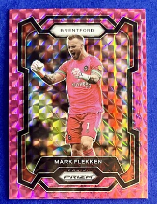 Mark Flekken 2023-24 Panini Prizm Premier League PINK MOSAIC #149 BRENTFORD